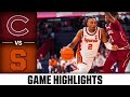 Colgate vs. Syracuse Game Highlights | 2023-24 ACC Men’s Basketball