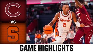 Colgate vs. Syracuse Game Highlights | 2023-24 ACC Men’s Basketball