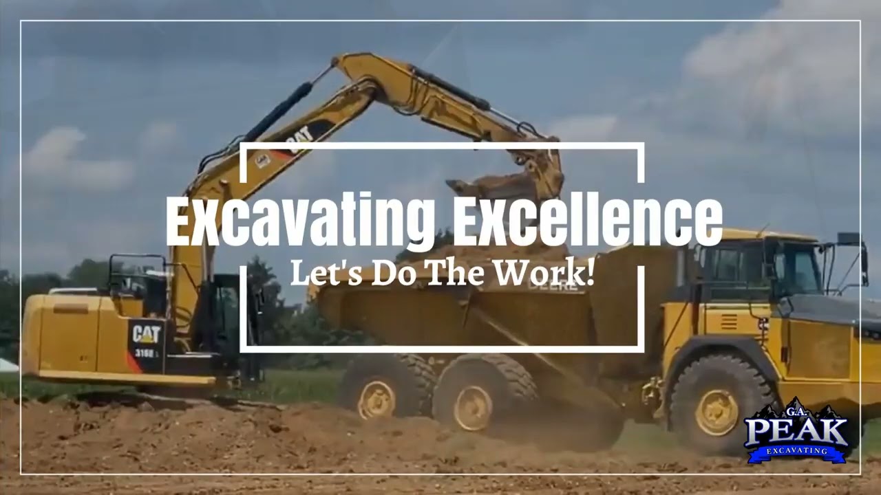 G.A. Peak Excavating Excavating Excellence! Telford, PA YouTube