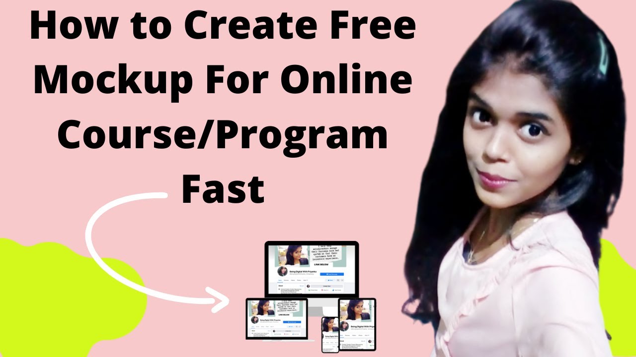 Download How To Create Free Mockup For Online Course/Program Fast ...