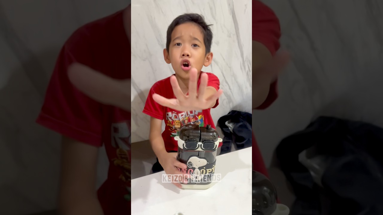 Akibat koko ga mau pakai botol minum dua sisi⁉️