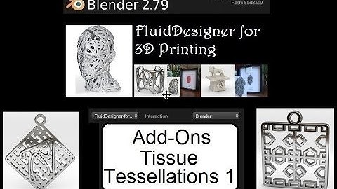 Blender-FluidDesigner - Add-Ons Tissue Tessellations 1