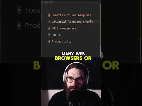 Benefits of Vim