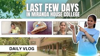 Last Few Day in Miranda House 😭😢 #collegelife #delhiuniversity #dailyvlog #mirandahouse #hostellife