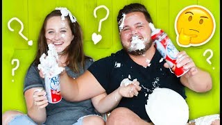 PIE FACE COUPLE CHALLENGE! (w/ Bryan Lanning)  How well do we know our relationship?