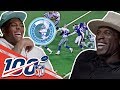 Deion Sanders & Jalen Ramsey Check Out Their Most Iconic Moments | NFL 100 Generations