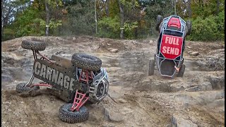 SXS/UTV Action + Carnage Compilation - Crazy Climbs, Rollovers & Broken Axles! RZR, Maverick, YXZ