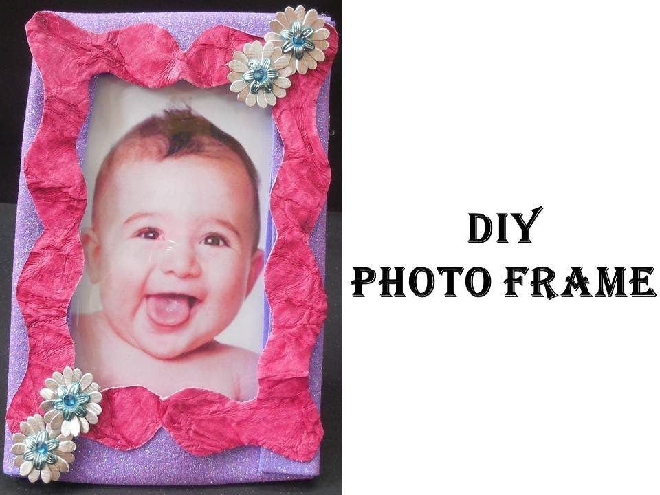 DIY How to make a Photo Frame YouTube