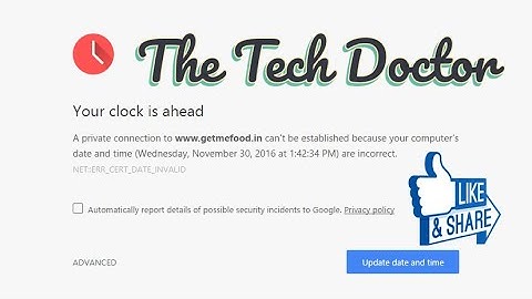 Your clock is behind windows 7 , 10 fix problem solve | How to fix your clock is behind error (2022)