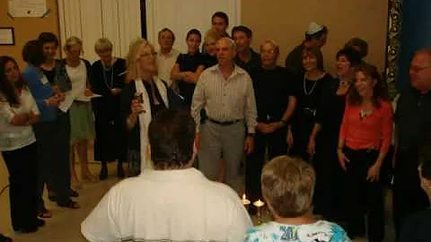 Shabbat Chanukah Temple Beth Shira Boca Raton Dec. 26, 2008 Video by Rick Alovis