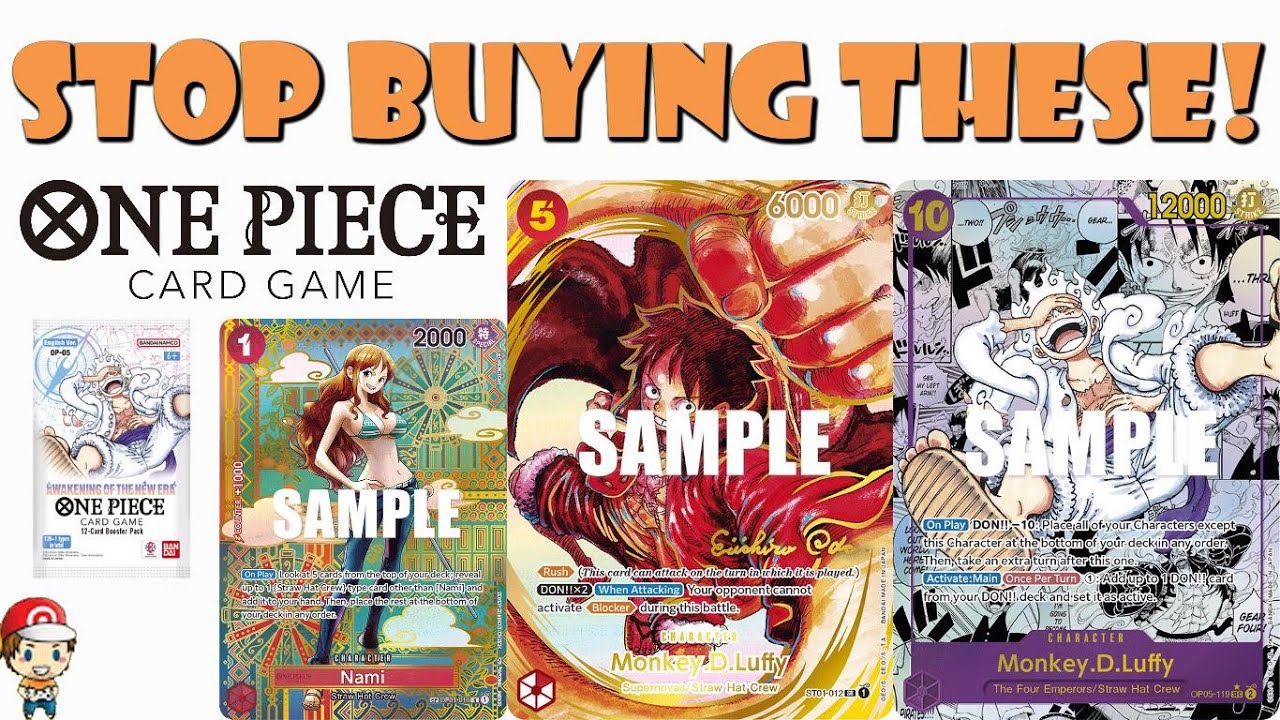 Stop Buying Awakening of the New Era (OP-05) Alternate Art & Secret Rare  One Piece TCG Cards!