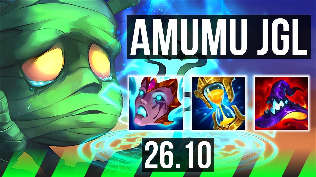 AMUMU vs KHA'ZIX (JGL) | 32K damage | EUW Master | 26.10 - YouTube