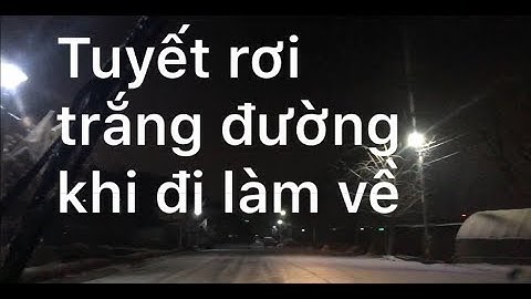 Tuyết rơi trắng xóa đường khi đi làm về |Korea Travel | cuộc sống hàn quốc