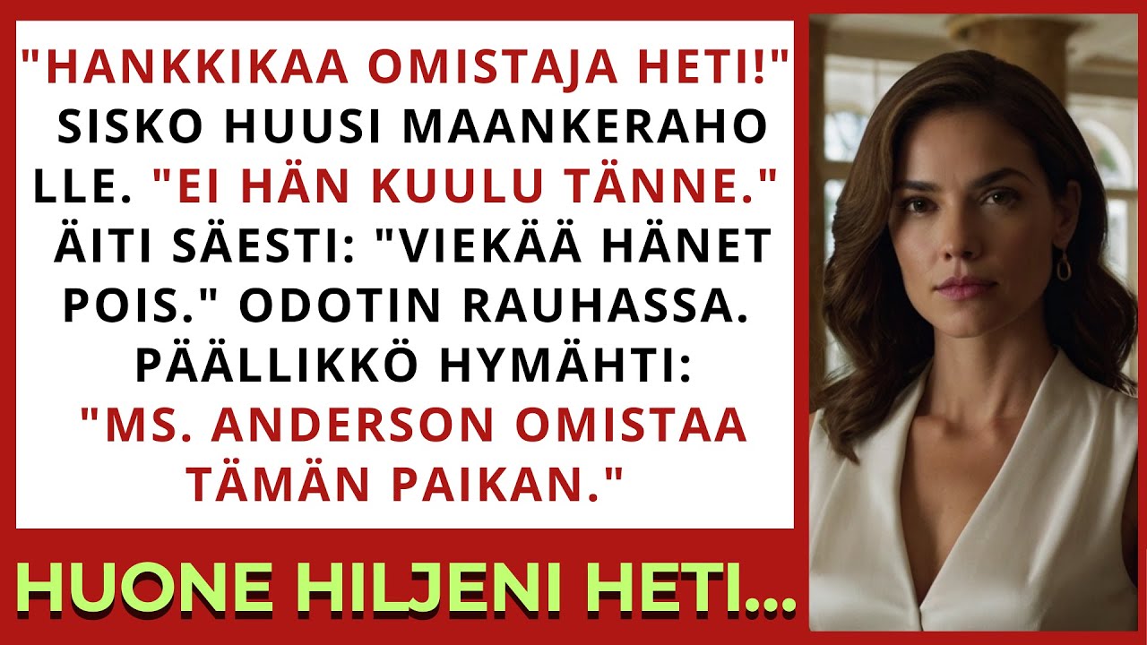 Hän syytti minua tunkeilijaksi – Mutta paljastus hiljensi hänet