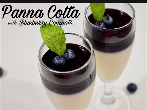 Video: Panna Cotta With Blueberries