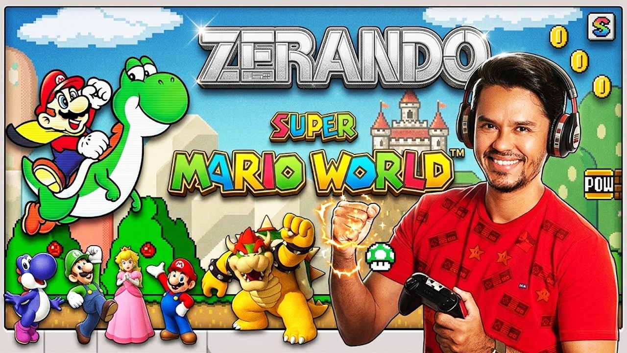 Super Mario World - Zerando do começo ao fim