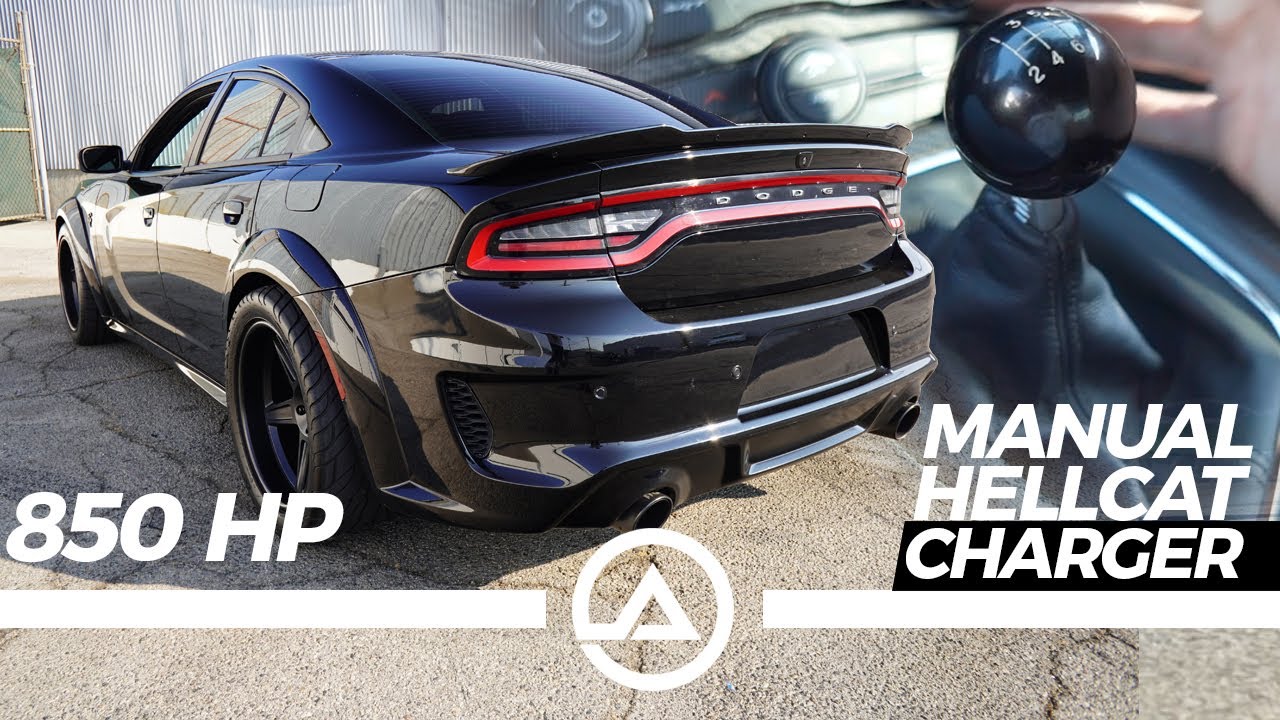 850HP Manual Widebody Hellcat Charger – The Only Manual Trans Widebody  Hellcat Charger on the Planet - YouTube