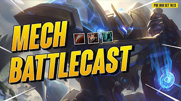 FIRST GAME ON PBE - BATTLECAST MECH - NEW TFT MID-SET UPDATE 3.5 | NEW CHAMPS - Teamfight Tactics