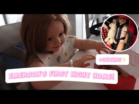 REBORN TODDLERS FIRST NIGHT HOME (WITH OUTING!)