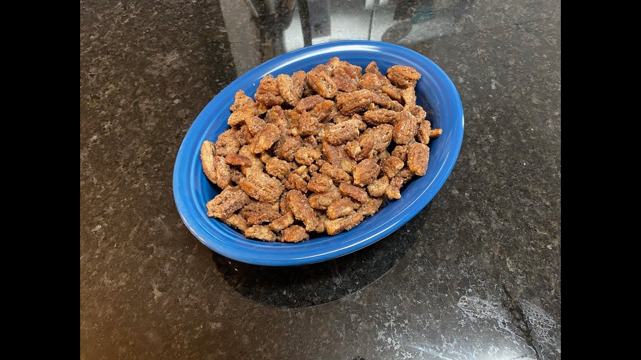 Easy Cinnamon and Sugar Candied Pecans! YouTube