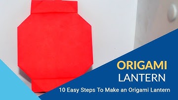 How to make paper lantern | Origami Lantern | Step by Step in 4K