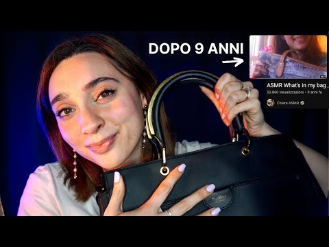 RICREO UN MIO VIDEO ASMR DI 9 ANNI FA 🤍 Cosa c'è nella mia borsa