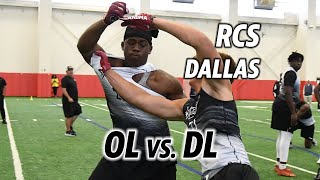 Rivals Camp Series Dallas: OL vs. DL part one
