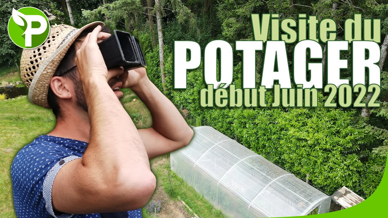 Visite du POTAGER BIO - Début Juin 2022