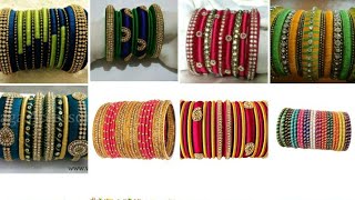 Modern and easy diy silk thread bangle design screenshot 4