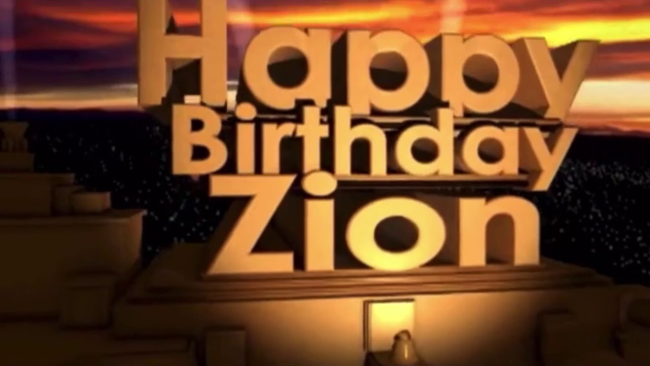 HAPPY 2nd BIRTHDAY ZION YouTube