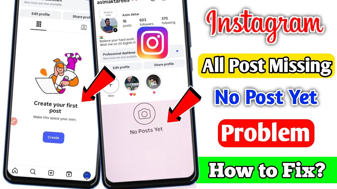 Instagram No Post Problem | How to Fix No Post Problem in Instagram ...