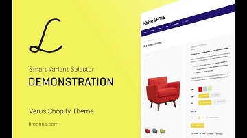 Smart Variant Selector - VERUS Premium Shopify Theme - Demonstration
