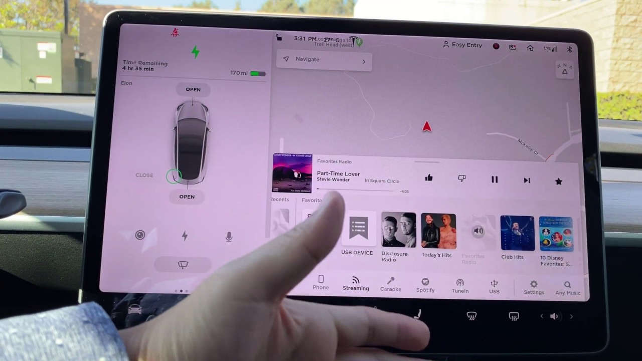 Amazing Sound System and Music Streaming Service of Tesla Model 3