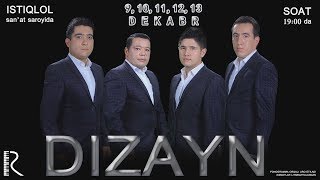 Dizayn jamoasi - 2015-yilgi konsert dasturi