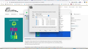 How to transfer a title from Overdrive to an iPod or MP3 player