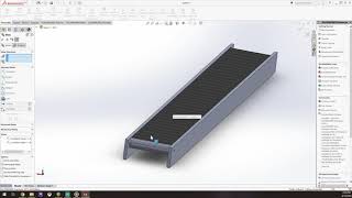 Simulación de banda transportadora en Solidworks