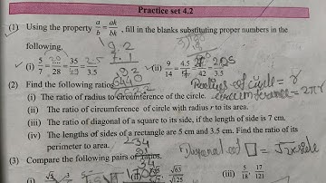 Practice Set 4.2 Class 9th Maths 1 Ratio & Proportion MH Board