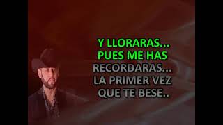 YA NO TENGO CORAZON PANCHO BARRAZA KARAOKE