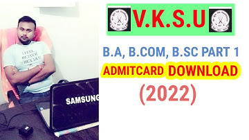 VKSU UG Part 1 Admit Card 2020-23 Download II #onlinetecjunction #VKSU
