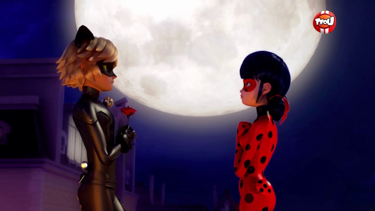 Chat Noir And Ladybug Kiss Scene From Glaciator