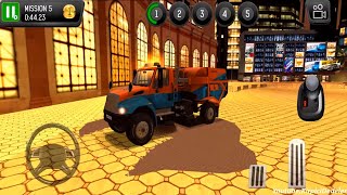 Emergency Driver Sim: City Hero #2 Temizlik Araçları ve İtfaiye Arabası Oyunu - Android Gameplay FHD screenshot 4