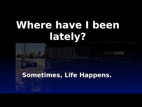 Where I have been lately, and what have I been doing?
