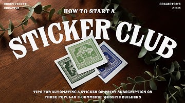 How to Automate Sticker Subscriptions 📬