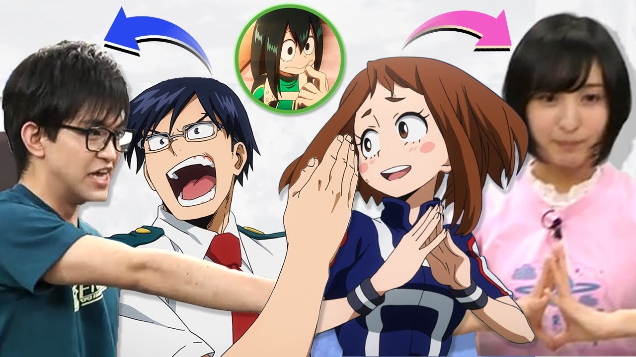 My Hero Academia Voice Actors | Geroine Sakura Ayane VS Tsuyu-chan Simp Ishikawa Kaito | ENG
