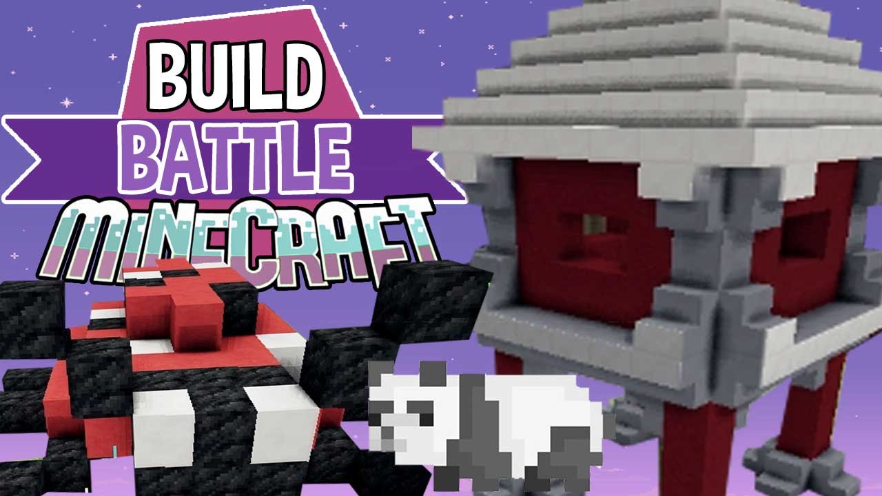 The Pandas!  Build Battle  Minecraft Building Minigame 