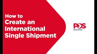 SendParcel PRO - How to create international single shipment