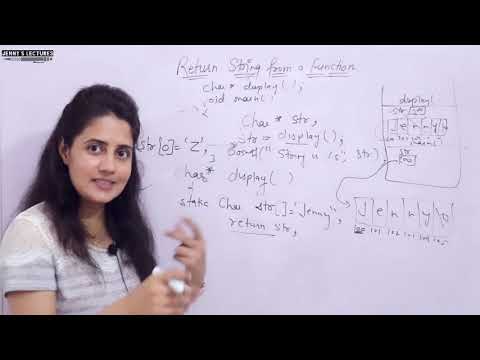 C_98 Return a String from a Function in C | C Language Tutorials