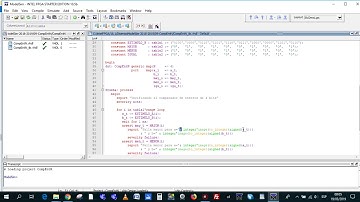 Curso VHDL.V33. Testbench para el comparador genérico de enteros. Tablas (array)