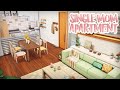 Single Mom Calm Apartment 💗 | The Sims 4: Apartment Speed Build