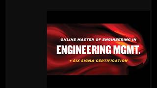 Master of Engineering in Engineering Management Virtual Info Session - 5.13.2026